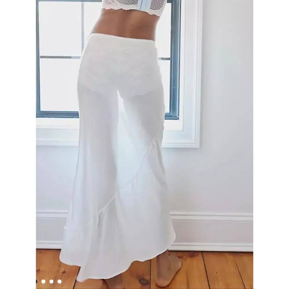 Nwt Intimately Free People Sweet On You Bias-Cut Maxi Slip Skirt